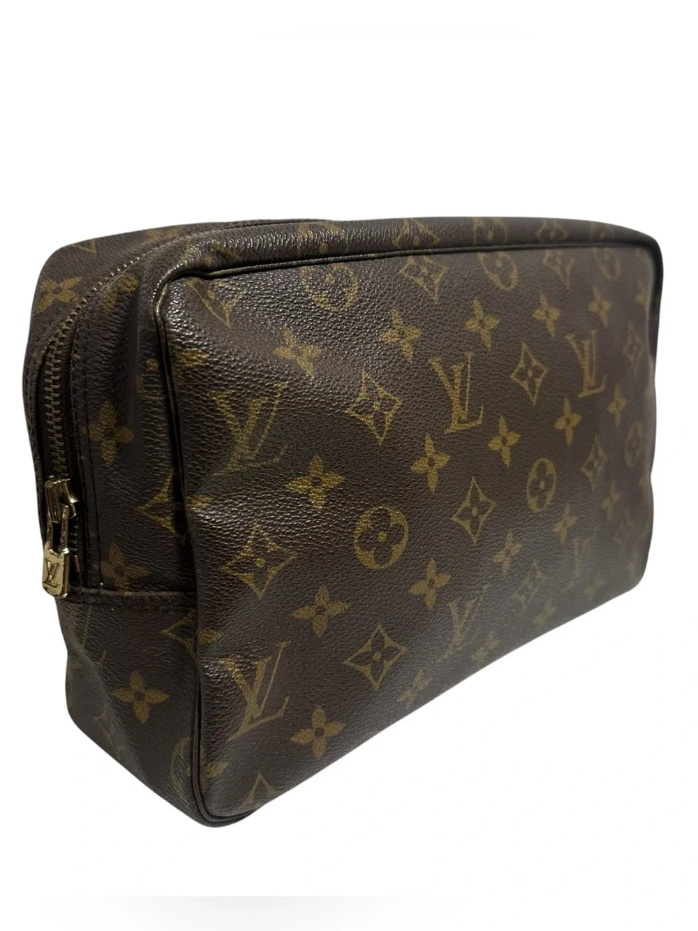 Louis Vuitton Monogram Leather Vintage Toiletry 28 Trousse Clutch Cosmetic Bag